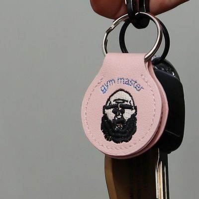 メール便05】キーホルダー コインキーケース キーケース ハッピー 刺繍