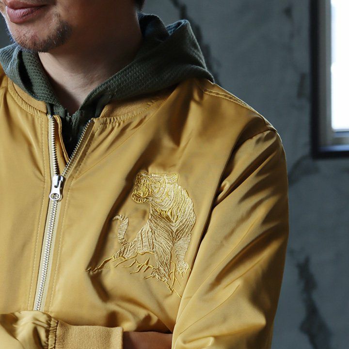 アウター メンズ ジャケット 刺繍 ジャンパー MA-1ジャケット スカジャン スプリングジャケット 中綿ジャケット ブルゾン ミリタリー 春物 アウター メンズ ジャケット 刺繍 ジャンパー MA-1ジャケット