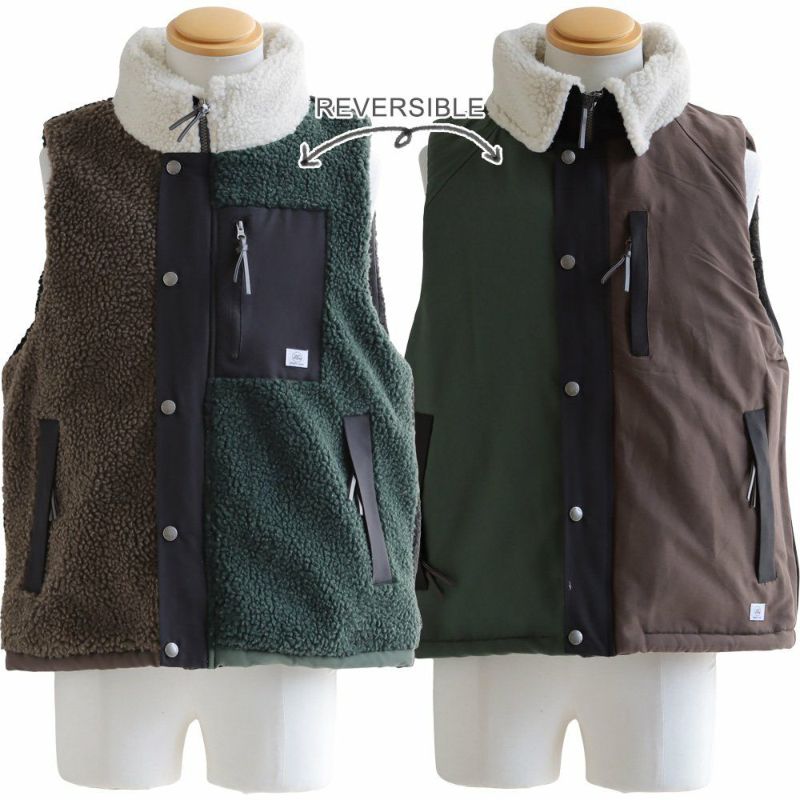 gym master ジムマスター ベスト ボアベスト メンズ レディース