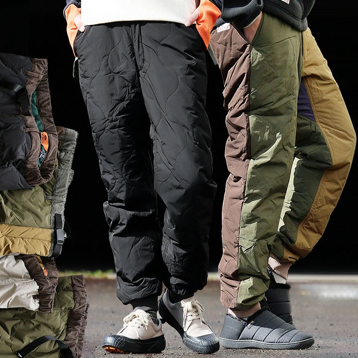 パーリーゲイツ　極美品　グレー キルティング　ダウンパンツ Ｌサイズ パーリーゲイツ 極美品 グレー キルティング ダウンパンツ Lサイズ