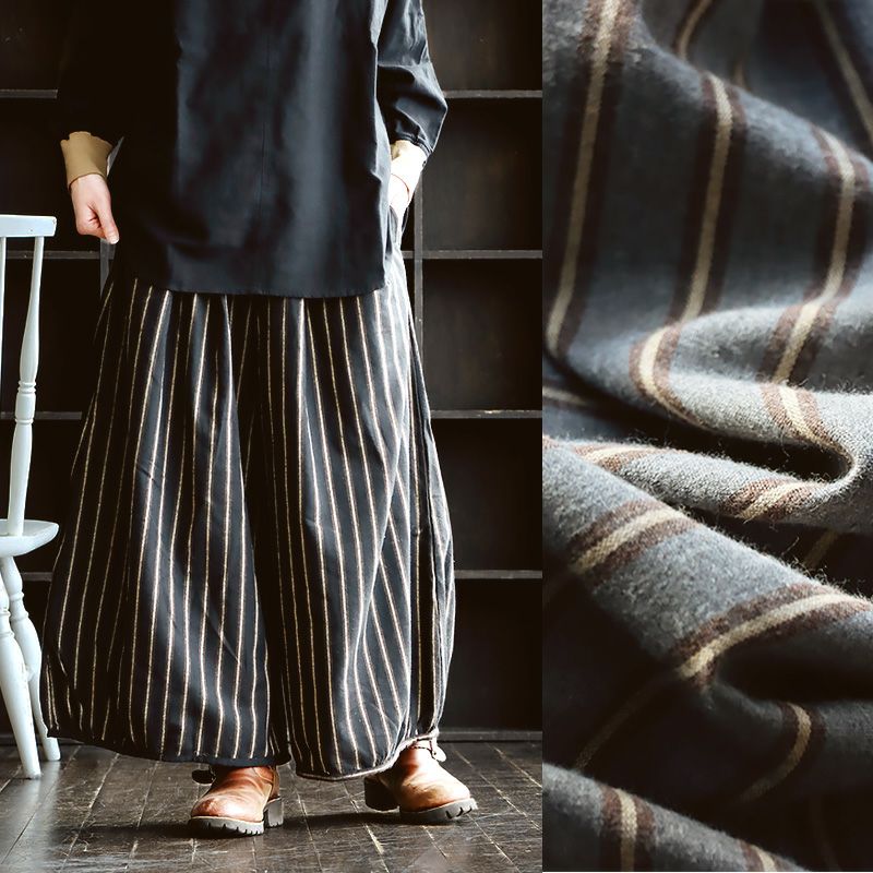 流行にも、季節にも関係なく穿けるから。
パンツ ワイドパンツ レディース ストライプ柄 総柄 薄手 裏地付き ポケット付き ウエストゴム ゆったり 大きいサイズ 体型カバー 着痩せ 秋 冬 カジュアル PATY パティ sandy サンディ