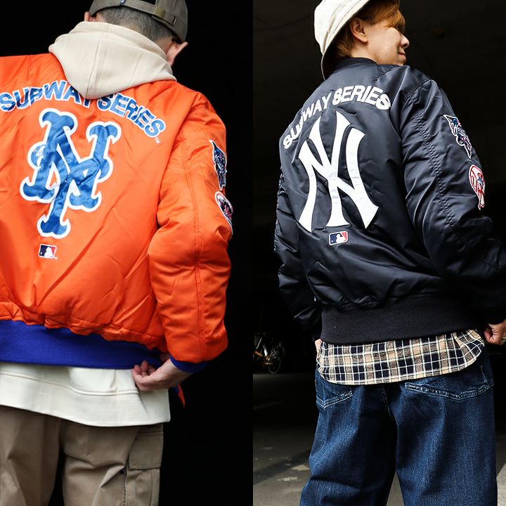 AVIREX×MLB アウター ジャケット MA-1 リバーシブル メジャーリーグ 