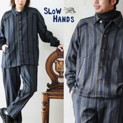 SLOW HANDS スローハンズ コーチジャケット 長袖 メンズ レディース