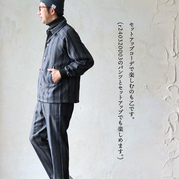 SLOW HANDS スローハンズ コーチジャケット 長袖 メンズ レディース