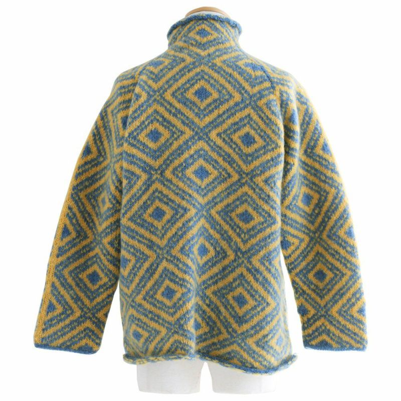 SLOW HANDS スローハンズ ニット セーター 長袖 ハイネック メンズ