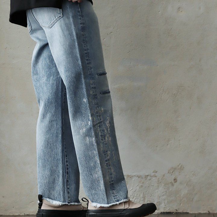 Antgauge アントゲージ パンツ ストレート ワイド デニム レディース