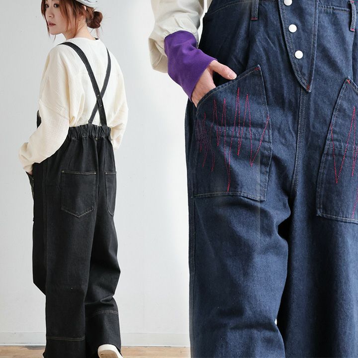 Johnbull ジョンブル デニム サロペット メンズ レディース