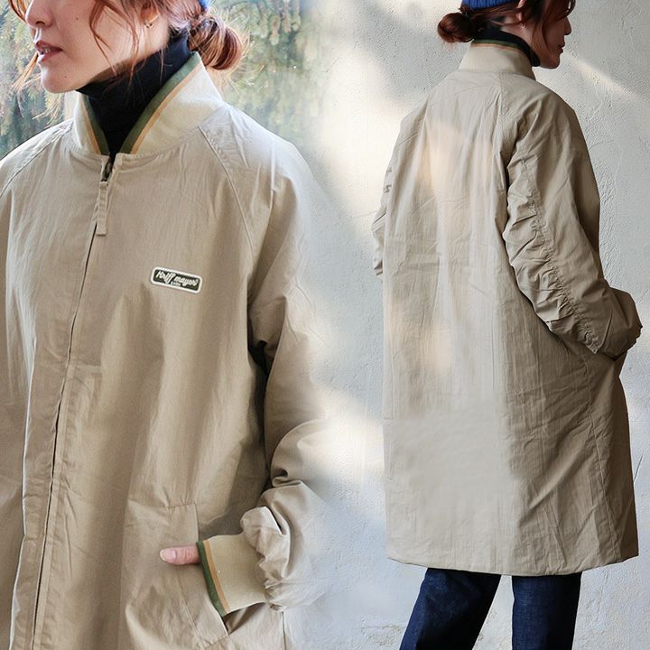 KRIFF MAYER クリフメイヤー スタジアムジャケット スタジャン ロング