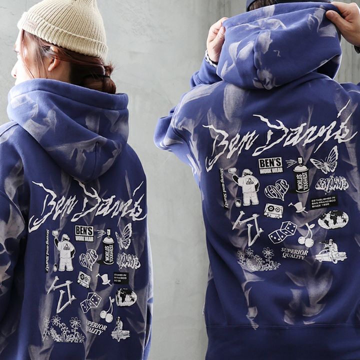BEN DAVIS ベンデイビス パーカー 長袖 メンズ レディース コットン