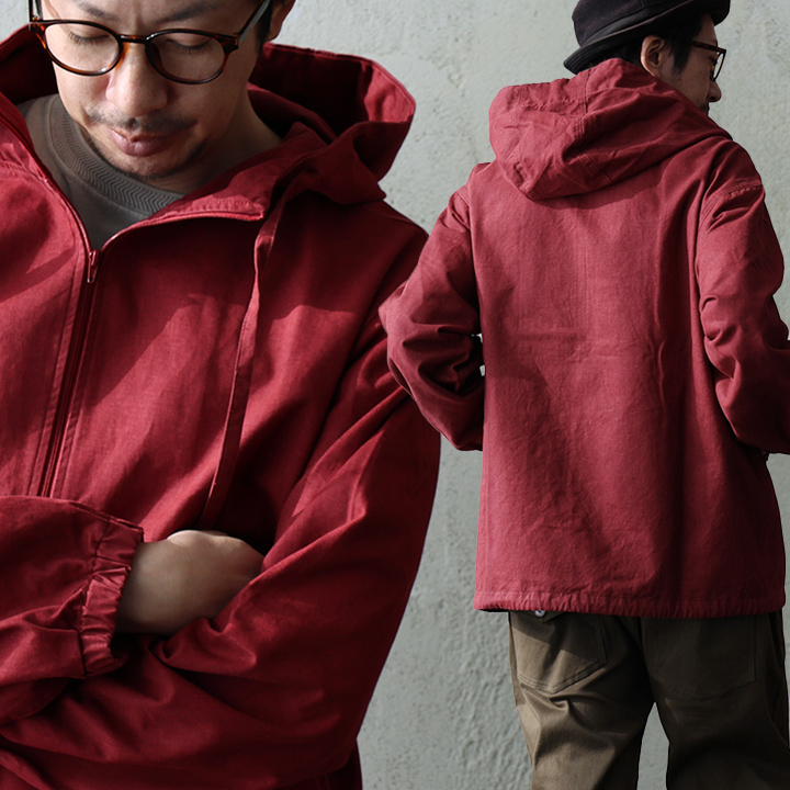 アノラックパーカー パーカー 長袖 メンズ レディース 無地 綿100